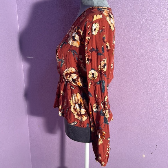 Daytrip floral orange blouse - Picture 3 of 4